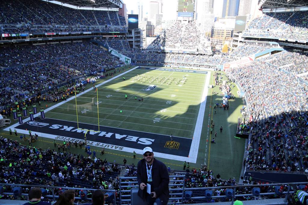Um jogo da NFL no CenturyLink&nbsp;Field