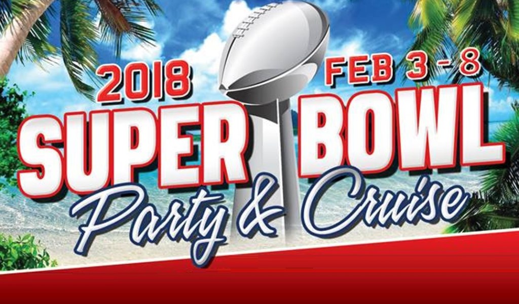 Que tal uma festa de Super Bowl em&nbsp;alto-mar?
