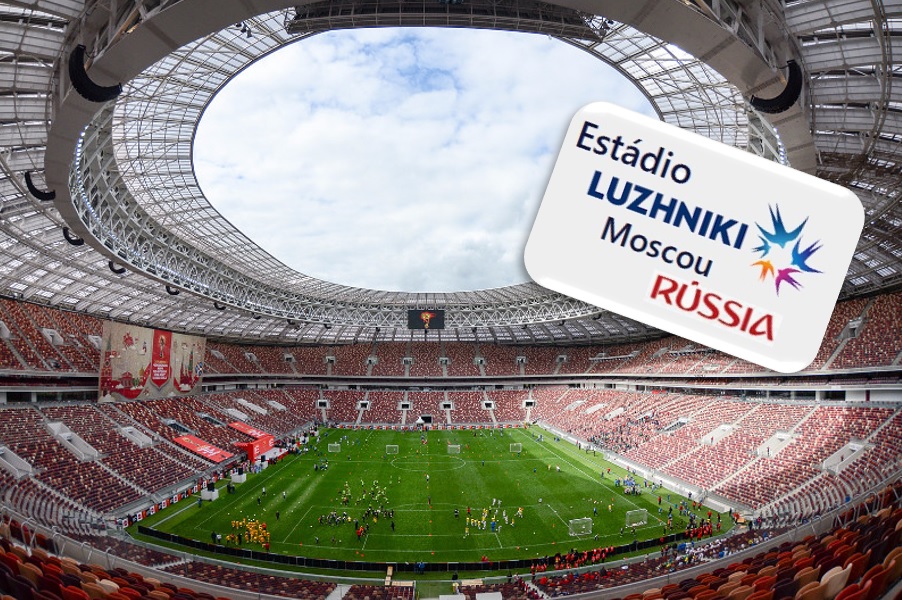 No palco da Copa de&nbsp;2018!